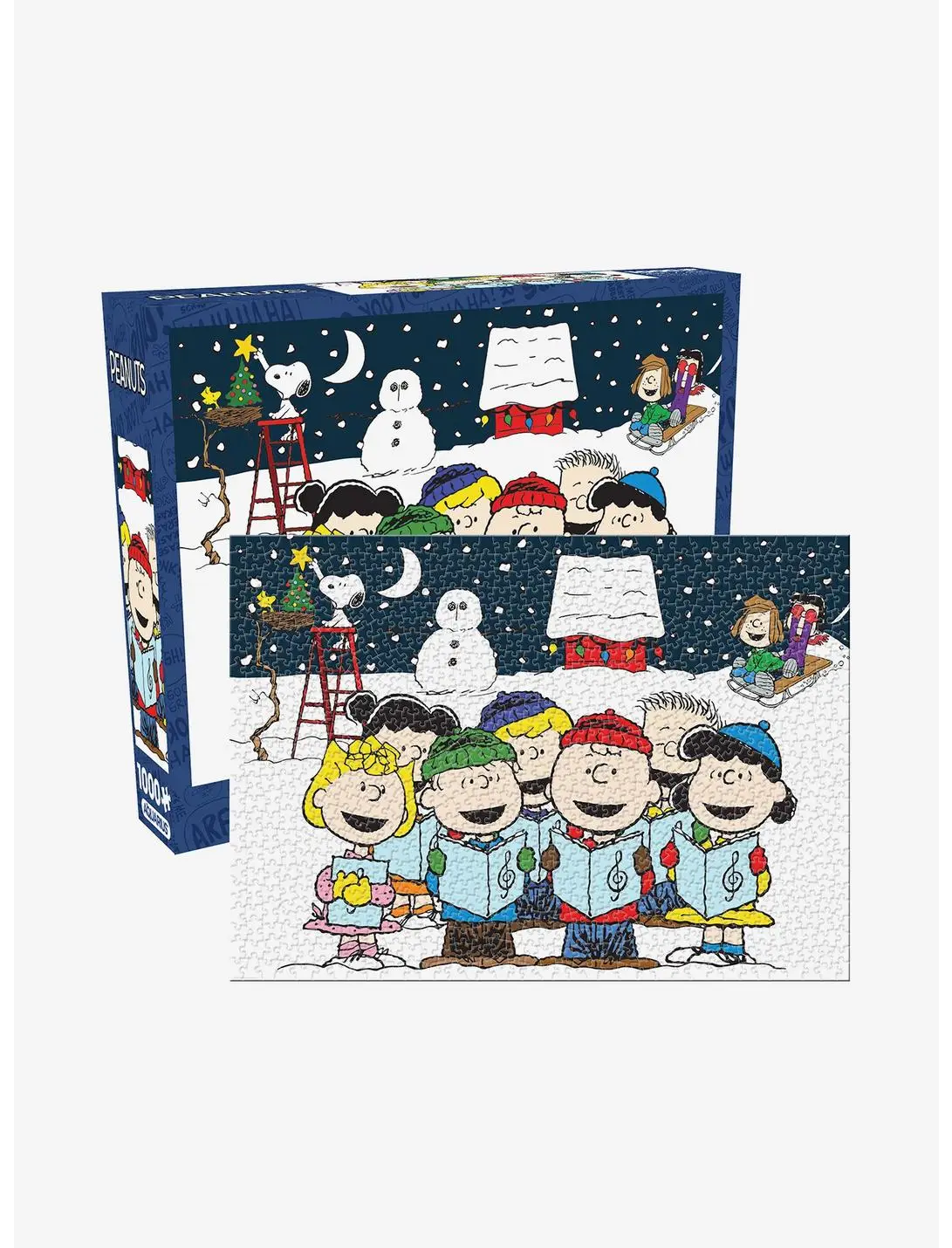 Peanuts Christmas Caroling 1000-Piece Puzzle