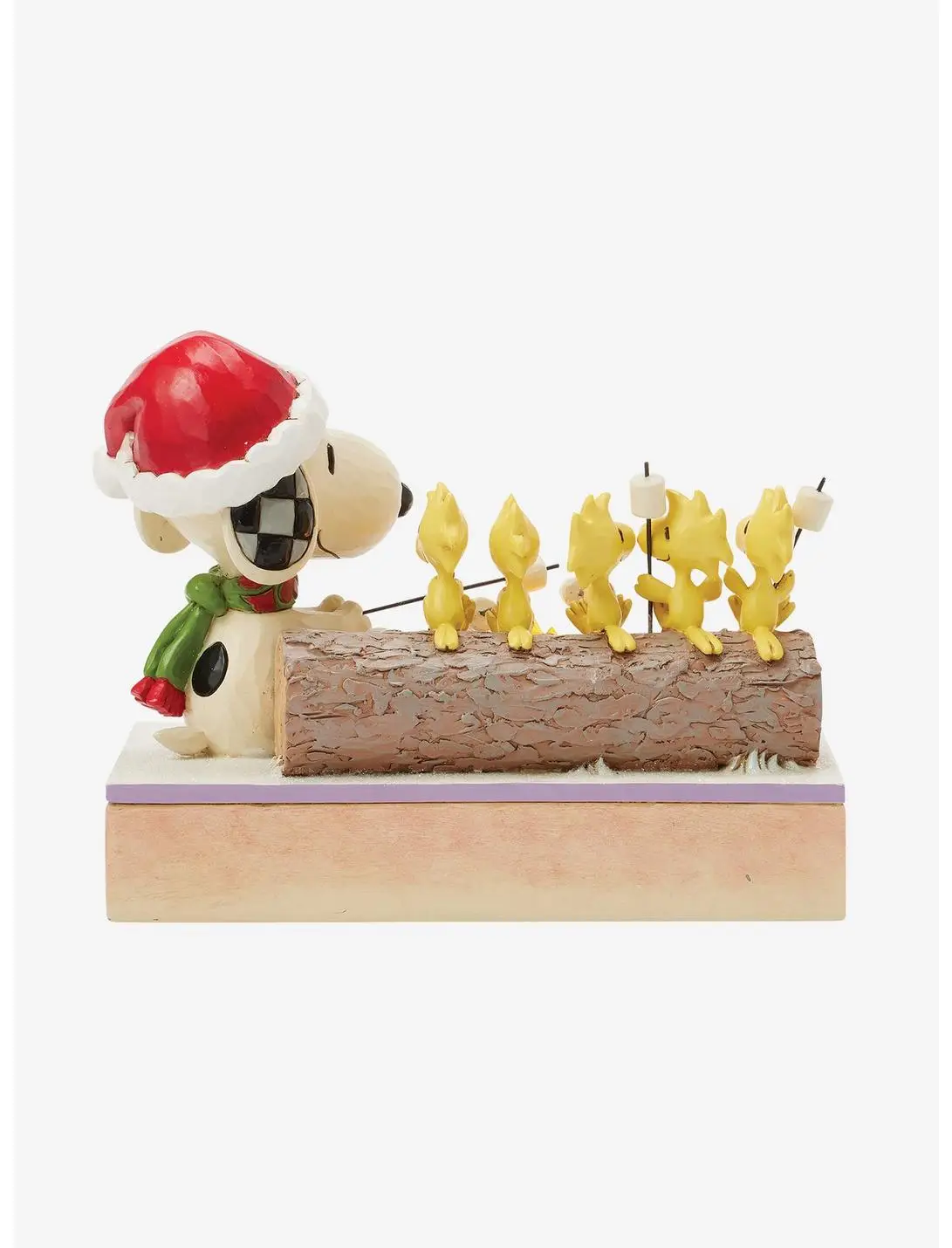 Peanuts Snoopy and Woodstocks Christmas Camping LED Figurine