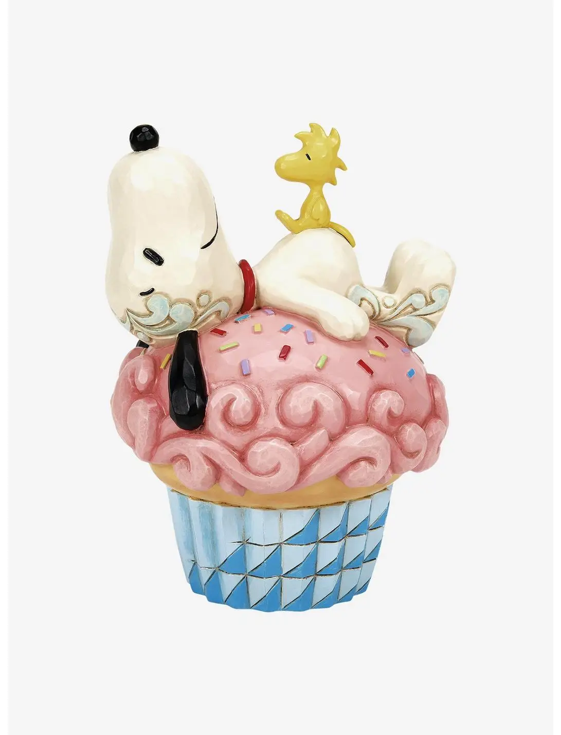 Peanuts Snoopy Laying on Cupcake Jim Shore Figure