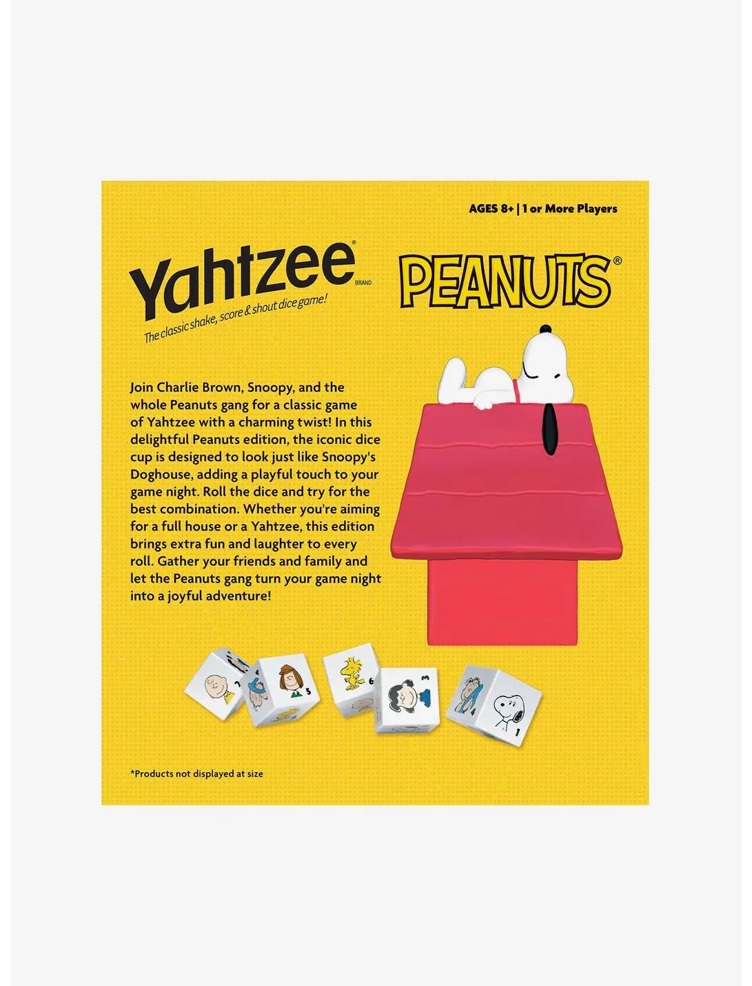 Peanuts Yahtzee Game