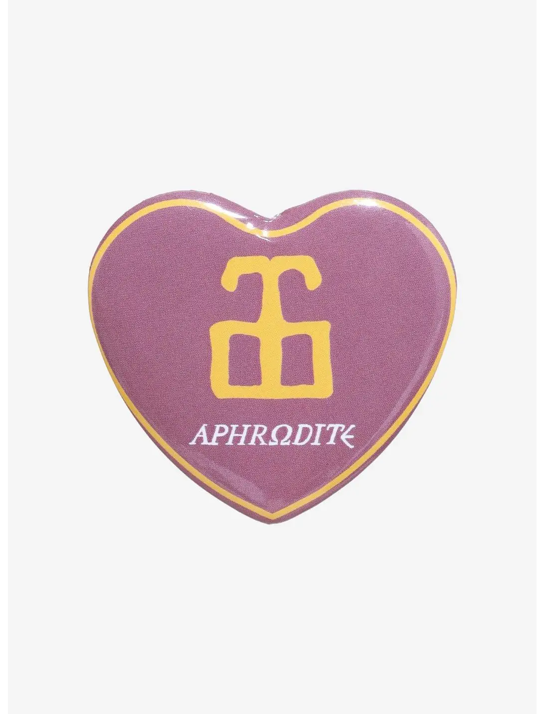 Percy Jackson Aphrodite Heart-Shaped Button Pin