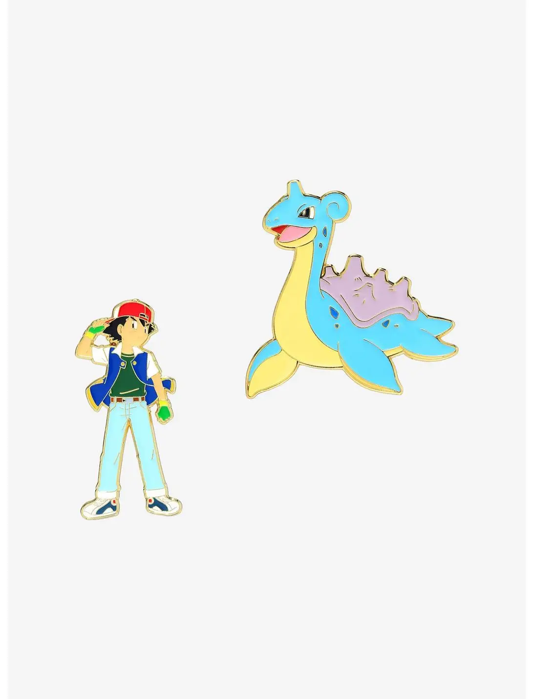 Pokémon Ash and Lapras Enamel Pin Set — BoxLunch Exclusive
