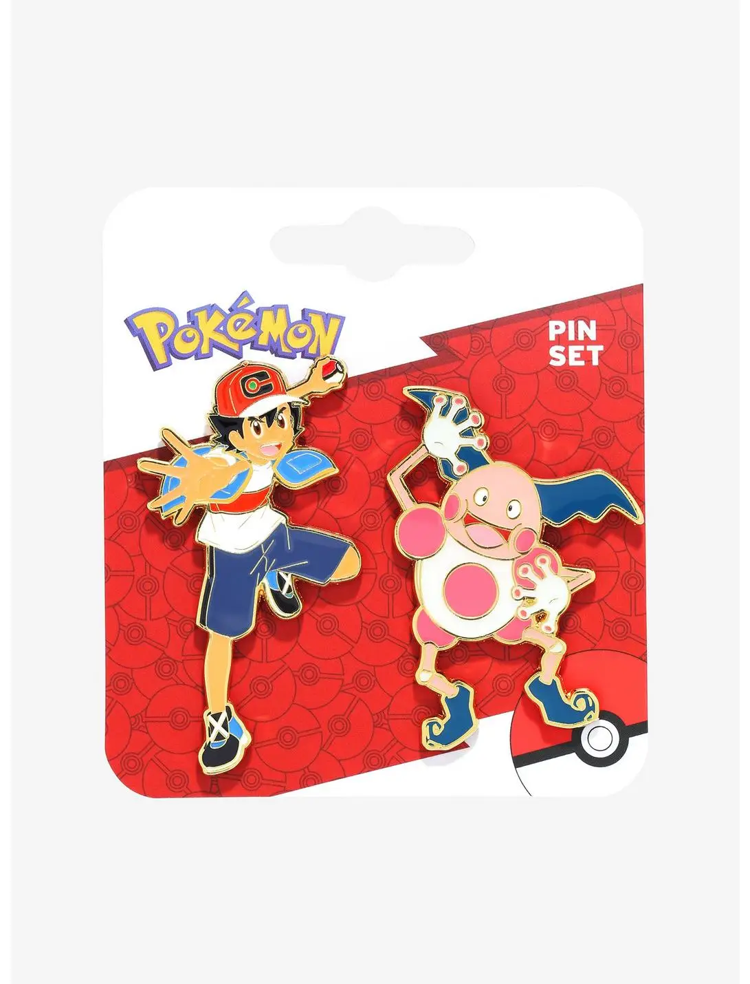 Pokémon Ash and Mr. Mime Enamel Pin Set — BoxLunch Exclusive