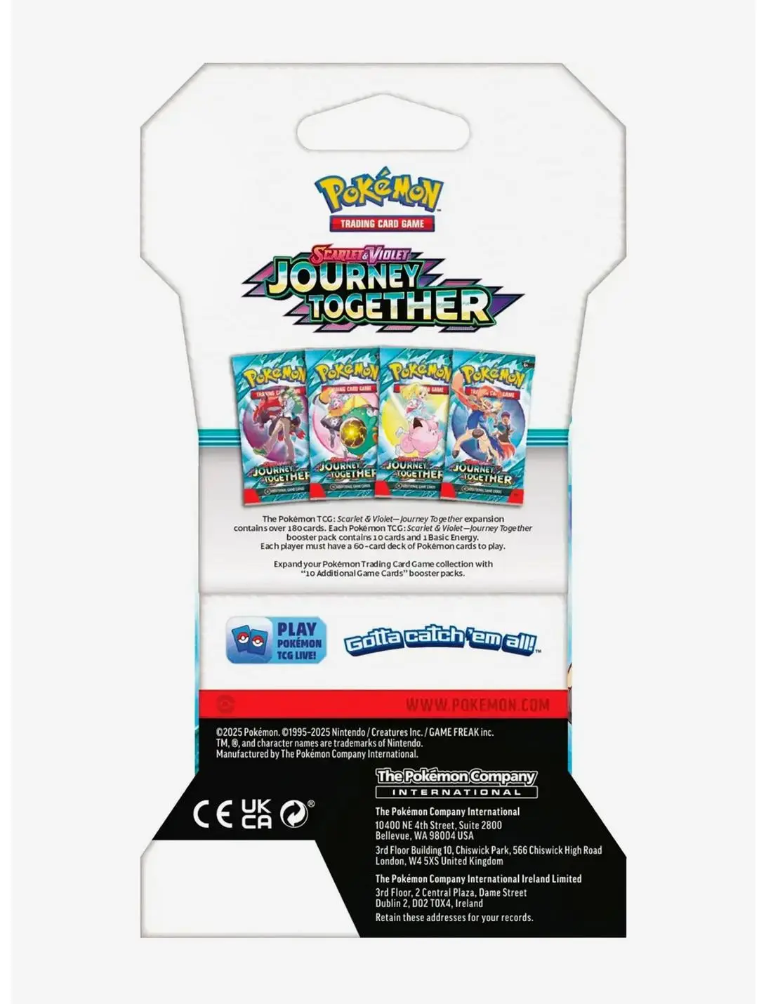 Pokémon Trading Card Game Scarlet & Violet Journey Together Booster Pack