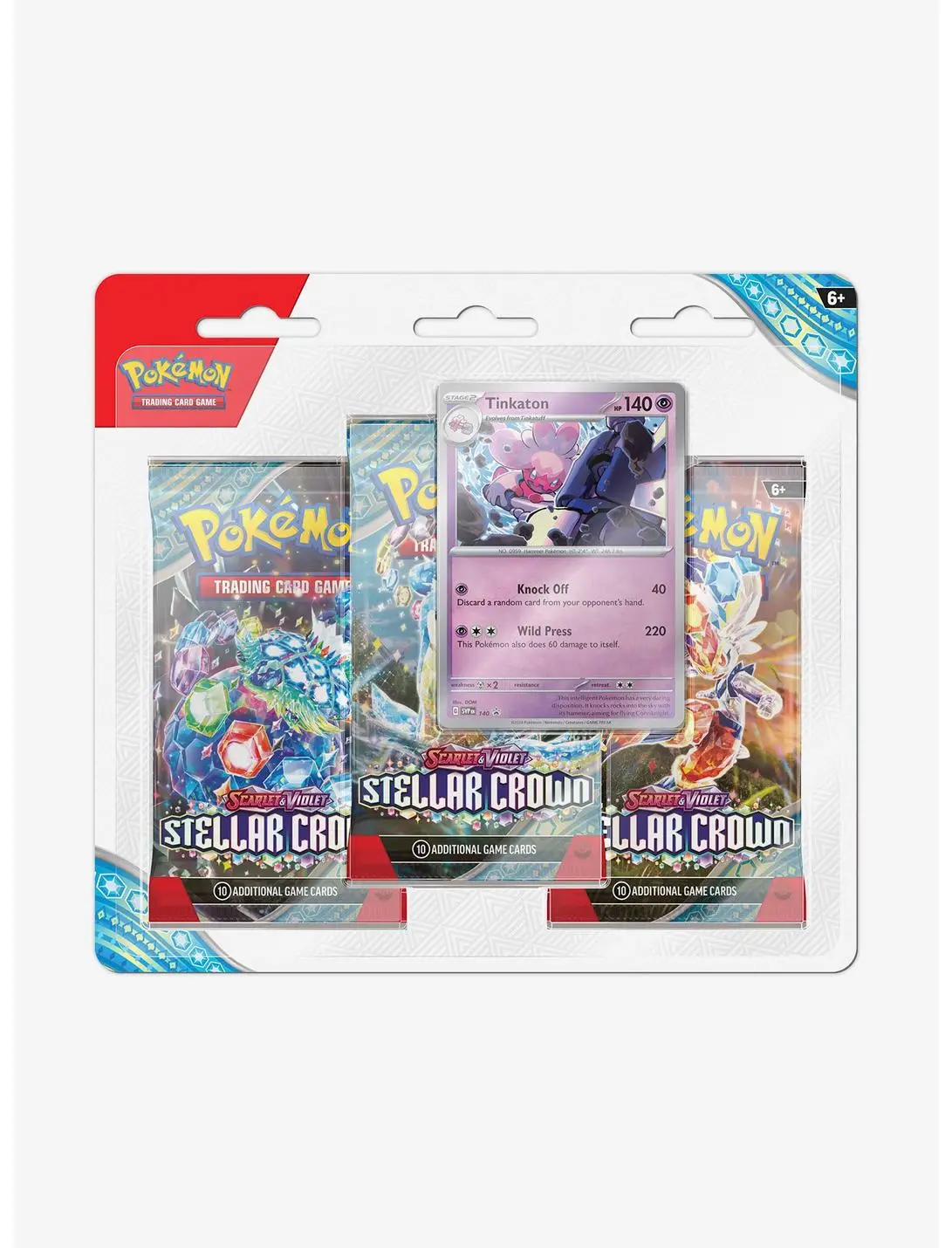 Pokémon Trading Card Game Scarlet & Violet Stellar Crown Booster Pack Set