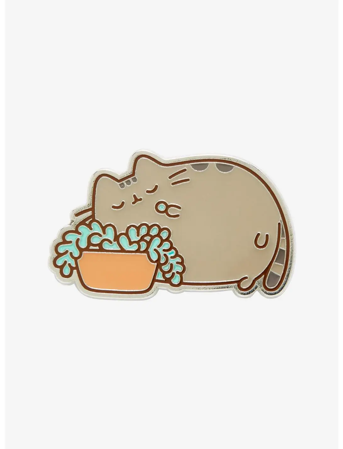 Pusheen Plant Nap Enamel Pin - BoxLunch Exclusive