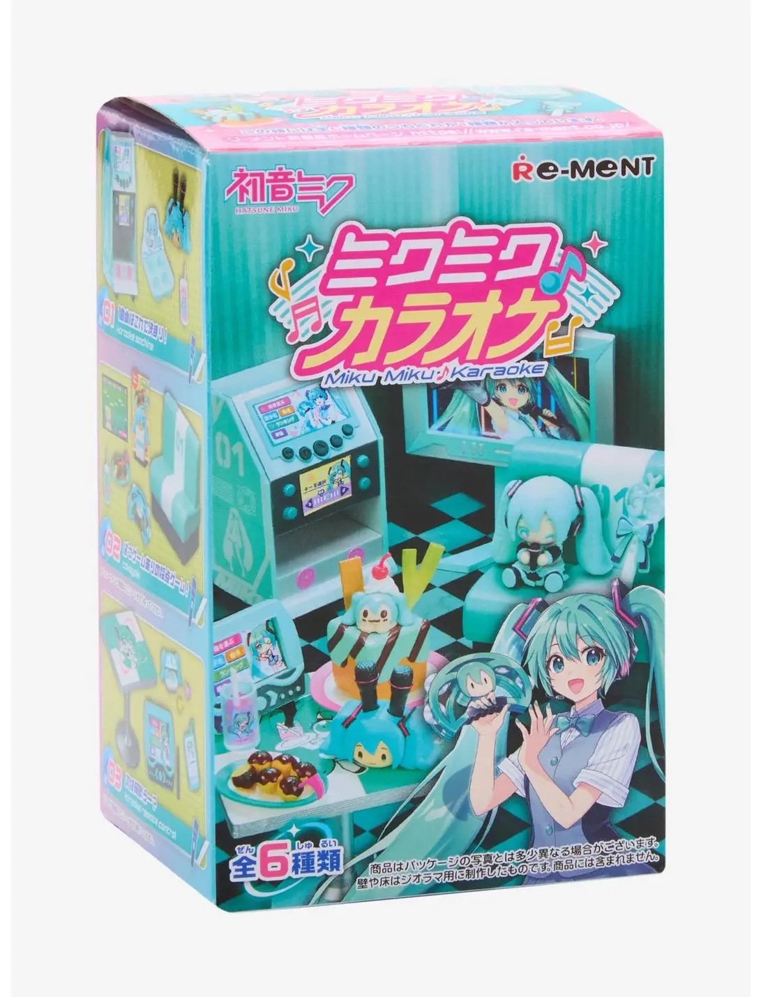 Re-Ment Hatsune Miku Karaoke Blind Box Figure Set