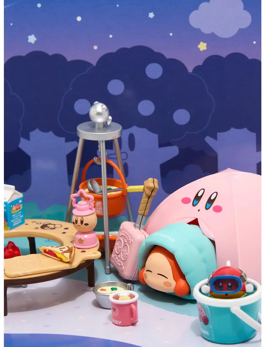 Re-Ment Nintendo Kirby Starry Sky Camp Blind Box Figure Set