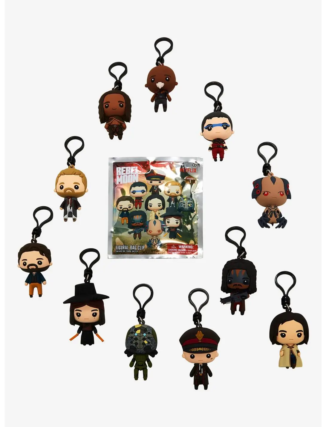 Rebel Moon Characters Blind Bag Figural Bag Clip