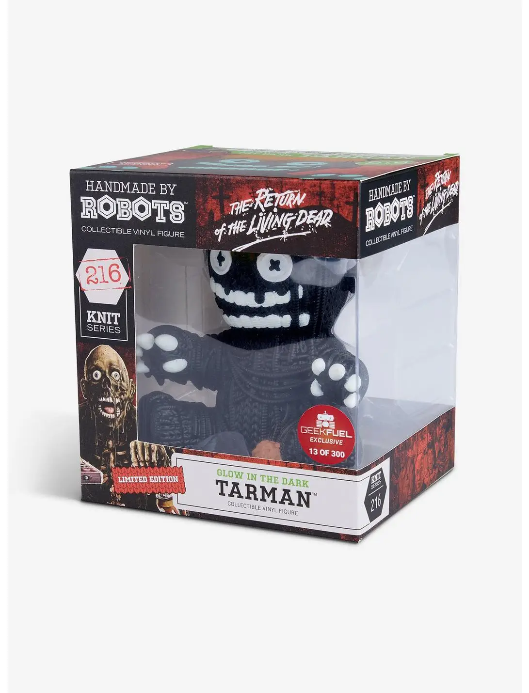 Return of the Living Dead Tarman 216 Limited Edition Glow In The Dark Handmade by Robots Vinyl Figure