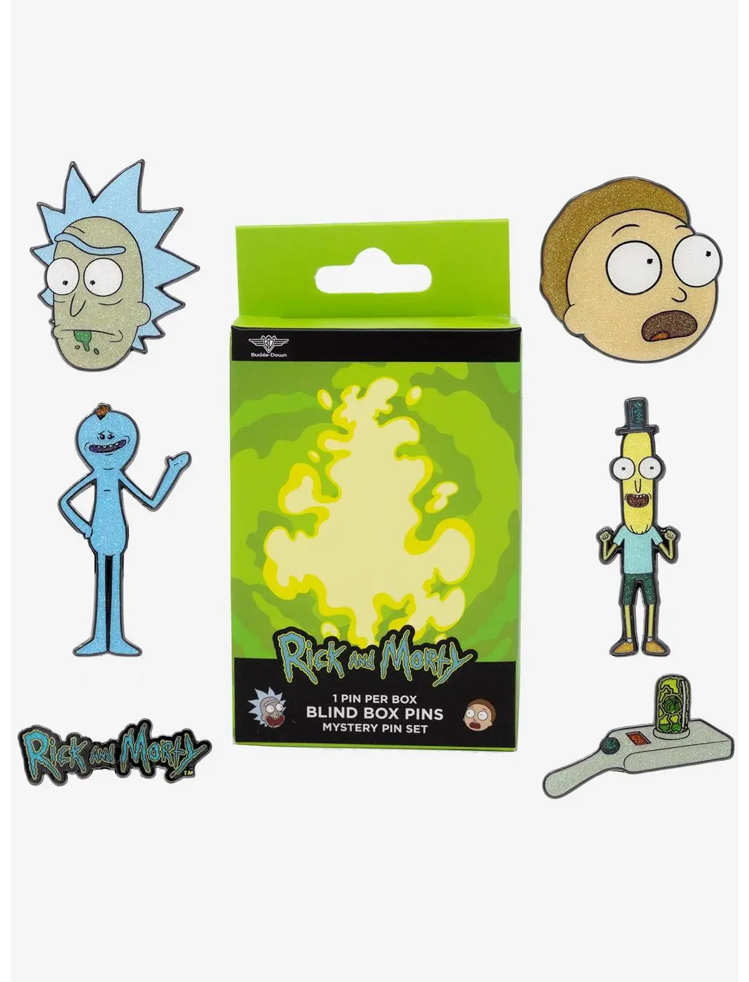 Rick and Morty Mystery Enamel Pin Blind Box Series