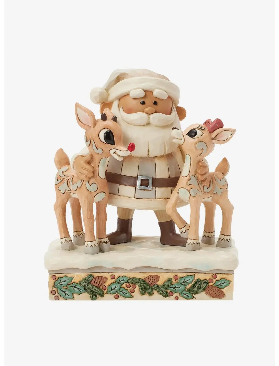 Rudolph The Red-Nosed Reindeer Woodland Santa & Clarice Figure