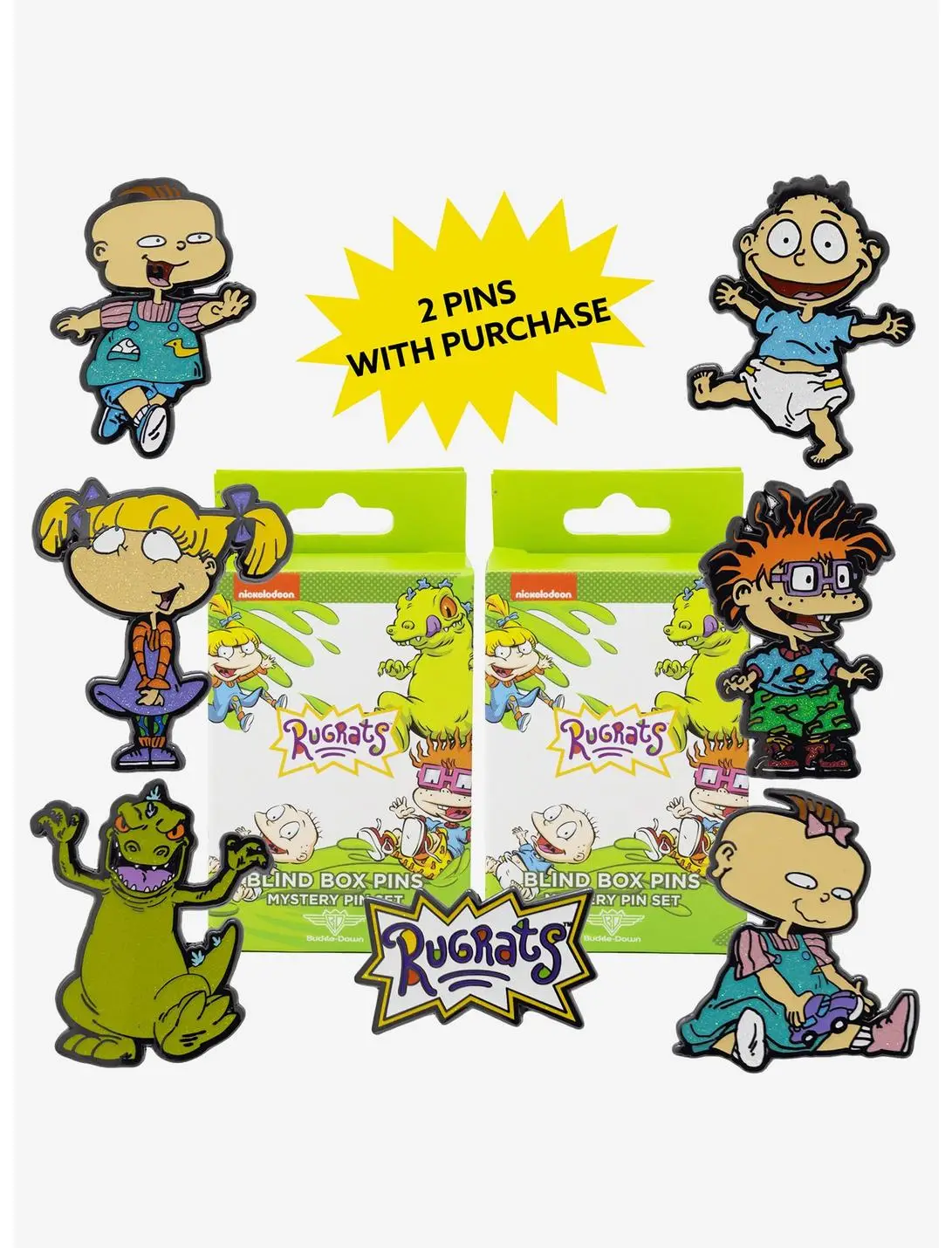 Rugrats Mystery Enamel Pin Blind Box Series 2 Pack