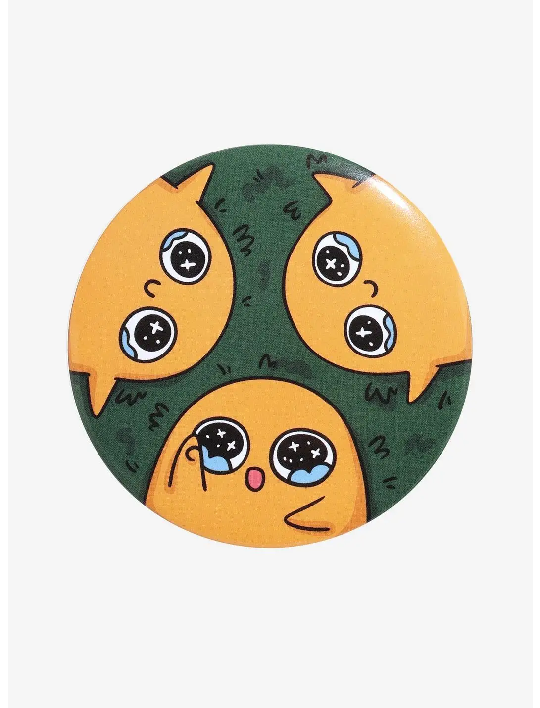 Sad Chicken Nuggets Circle Button Pin