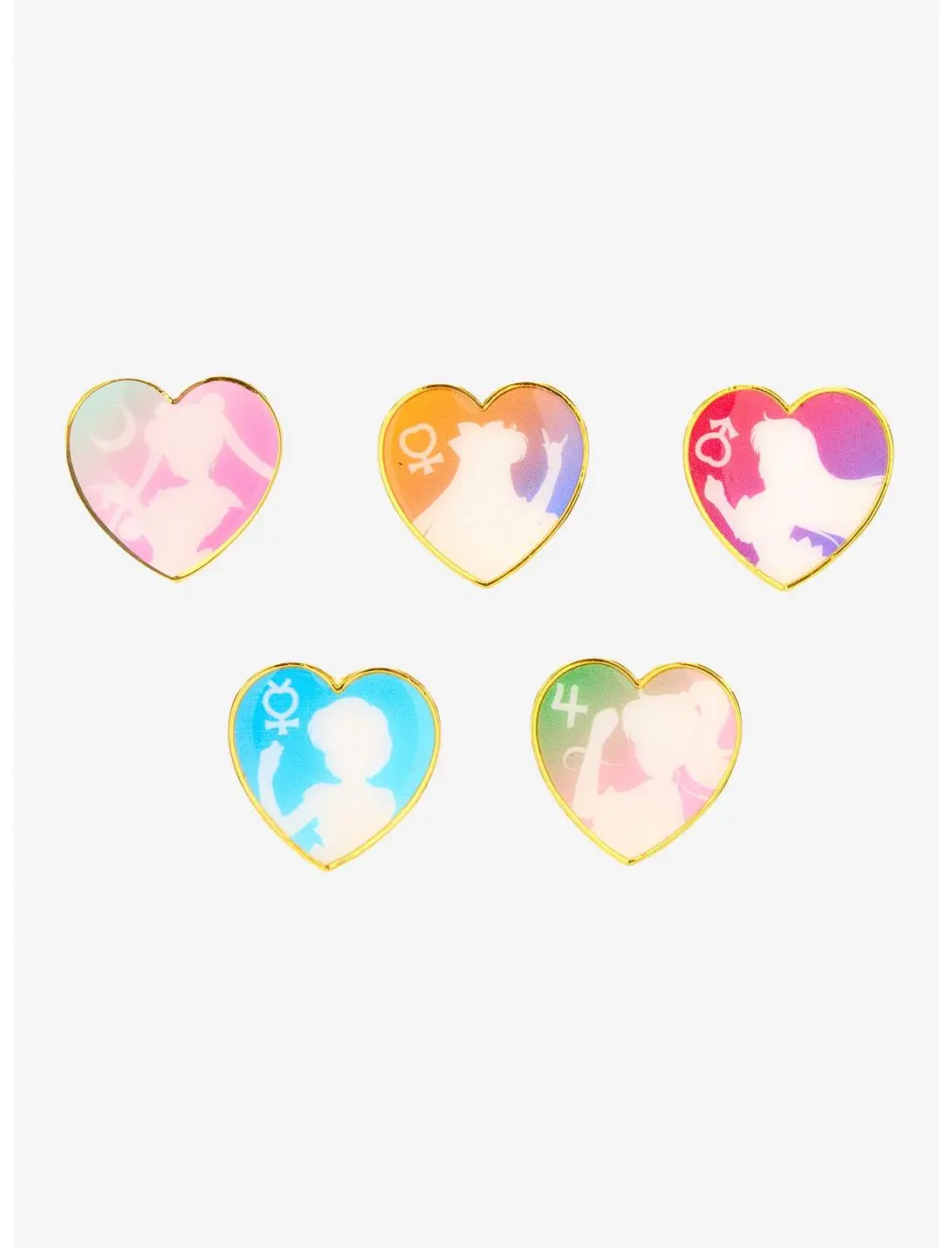 Sailor Moon Heart Silhouettes Blind Bag Enamel Pin - BoxLunch Exclusive