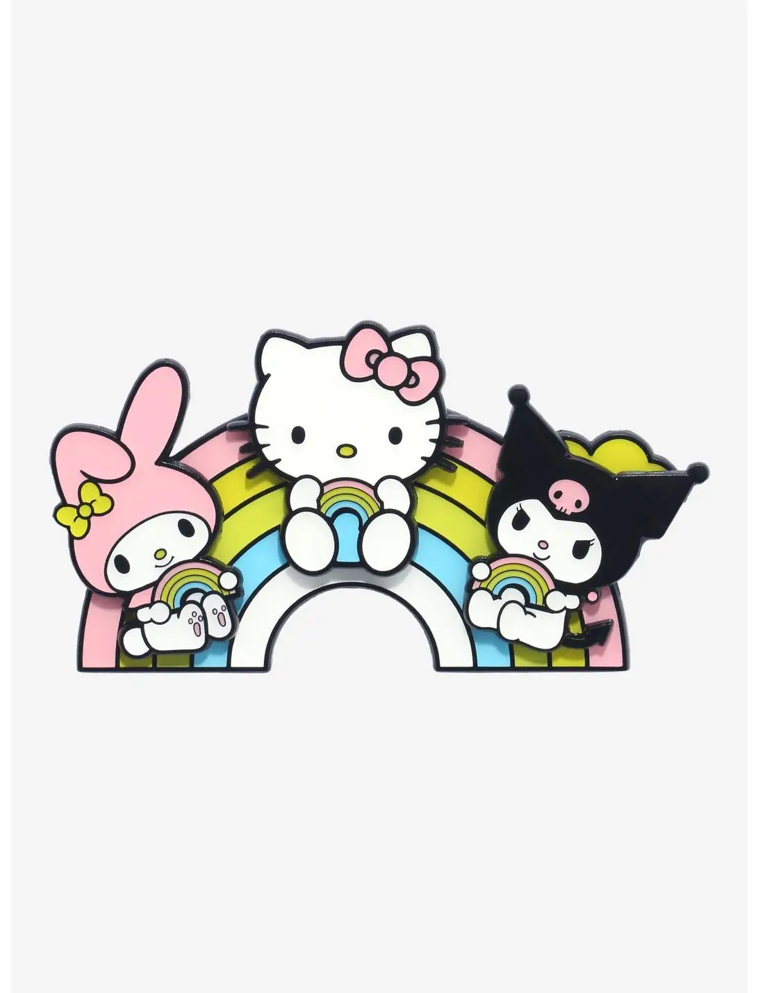 Sanrio Hello Kitty and Friends Rainbow Layered Multi-Pin Set - BoxLunch Exclusive