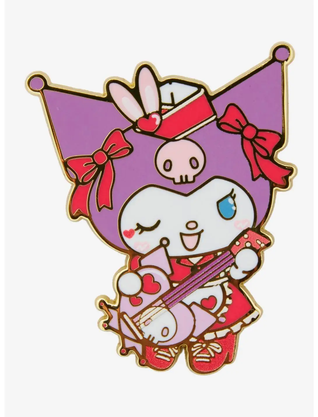 Sanrio Kuromi Guitar Enamel Pin — BoxLunch Exclusive