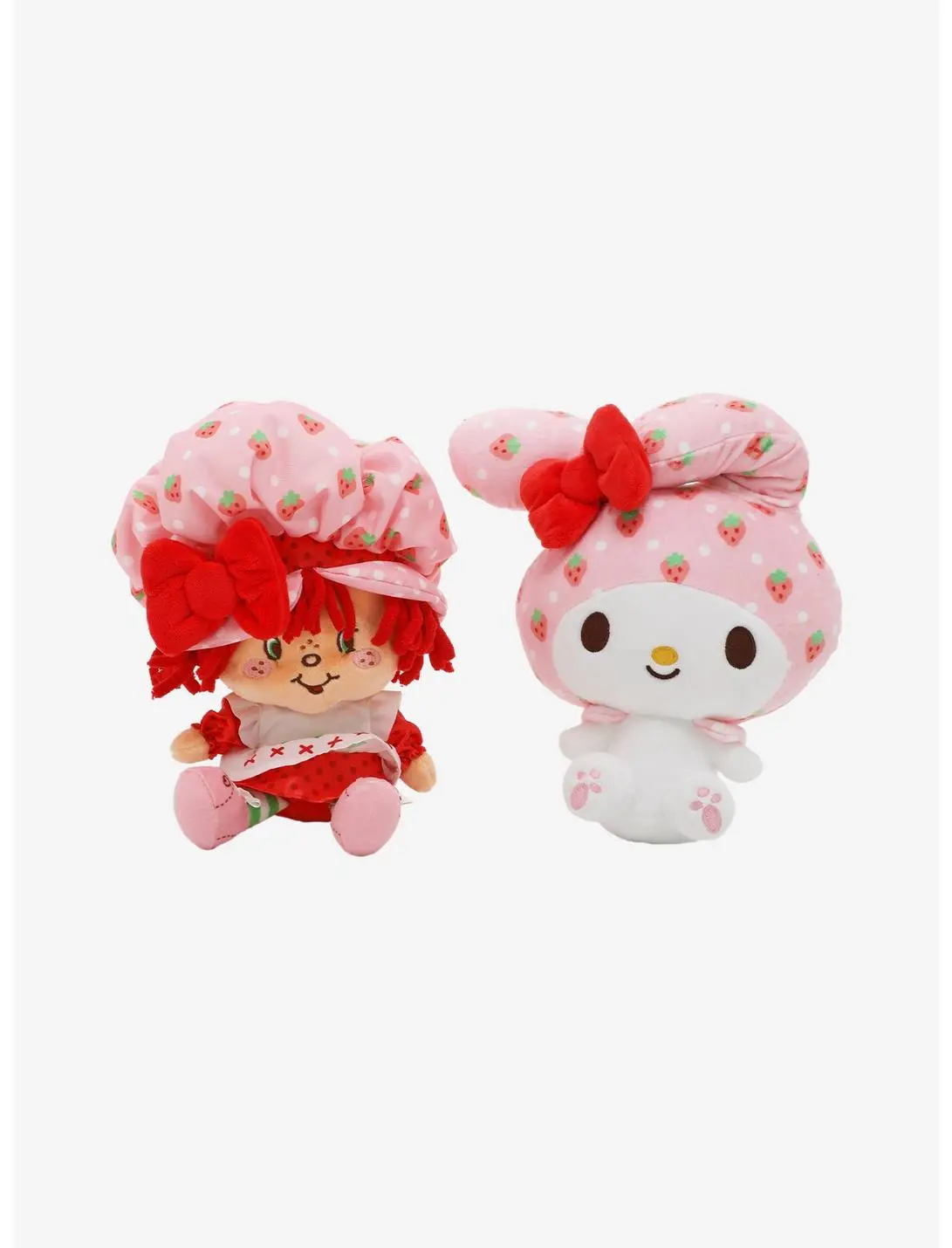 Sanrio x Strawberry Shortcake My Melody& Strawberry Shortcake 8 Inch Plush Set