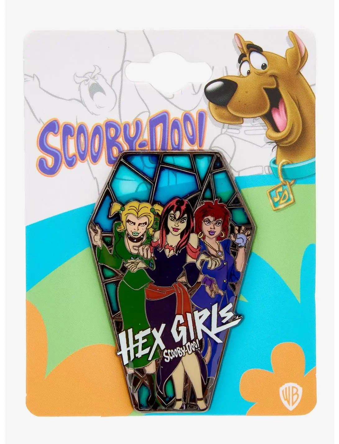 Scooby-Doo! Hex Girls Stained Glass Enamel Pin — BoxLunch Exclusive