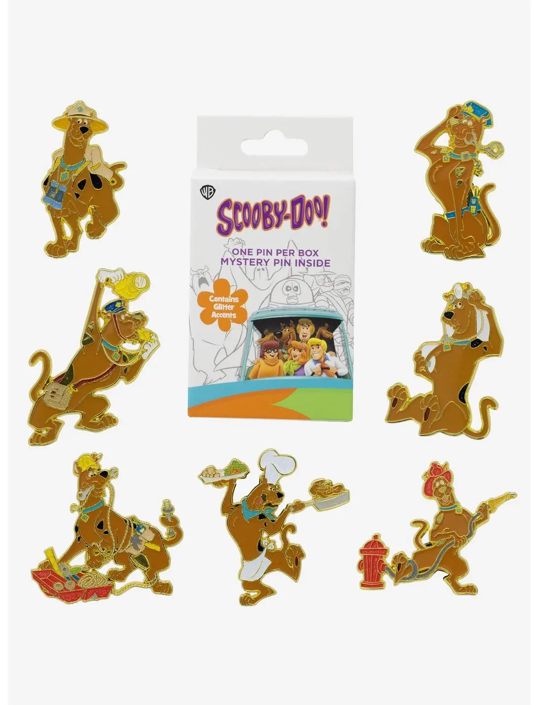 Scooby-Doo! Mystery Enamel Pin Blind Box Series