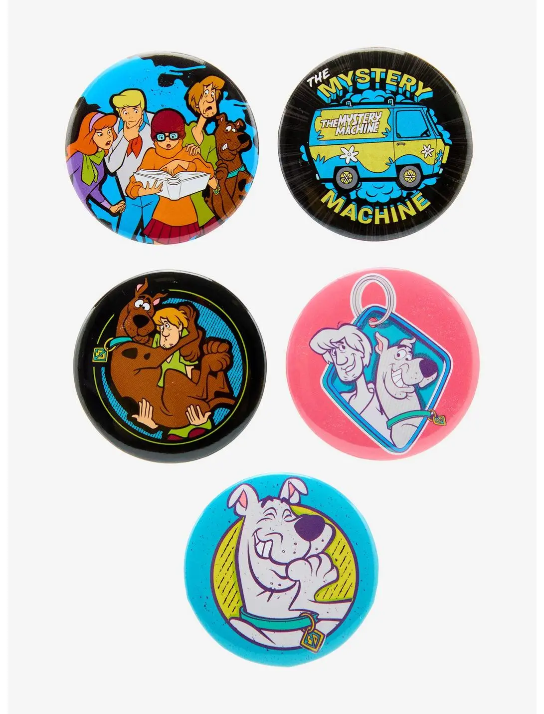 Scooby-Doo! Retro Blind Box Button Set