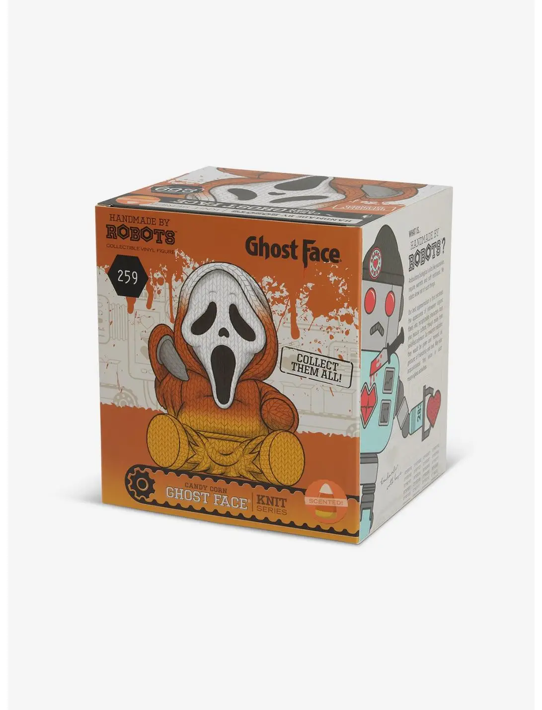 Scream Ghost Face 259 Limited Edition Candy Corn Scented Handmade by Robots Vinyl Figure