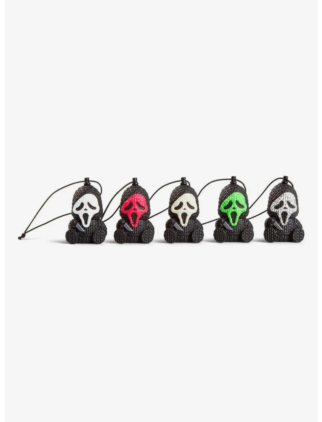 Scream Ghost Face Micro Charms Handmade By Robots Vinyl Set