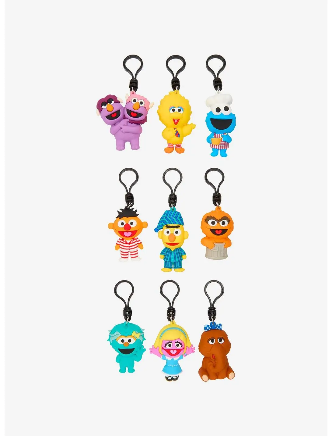 Sesame Street Characters Blind Bag Figural Bag Clip