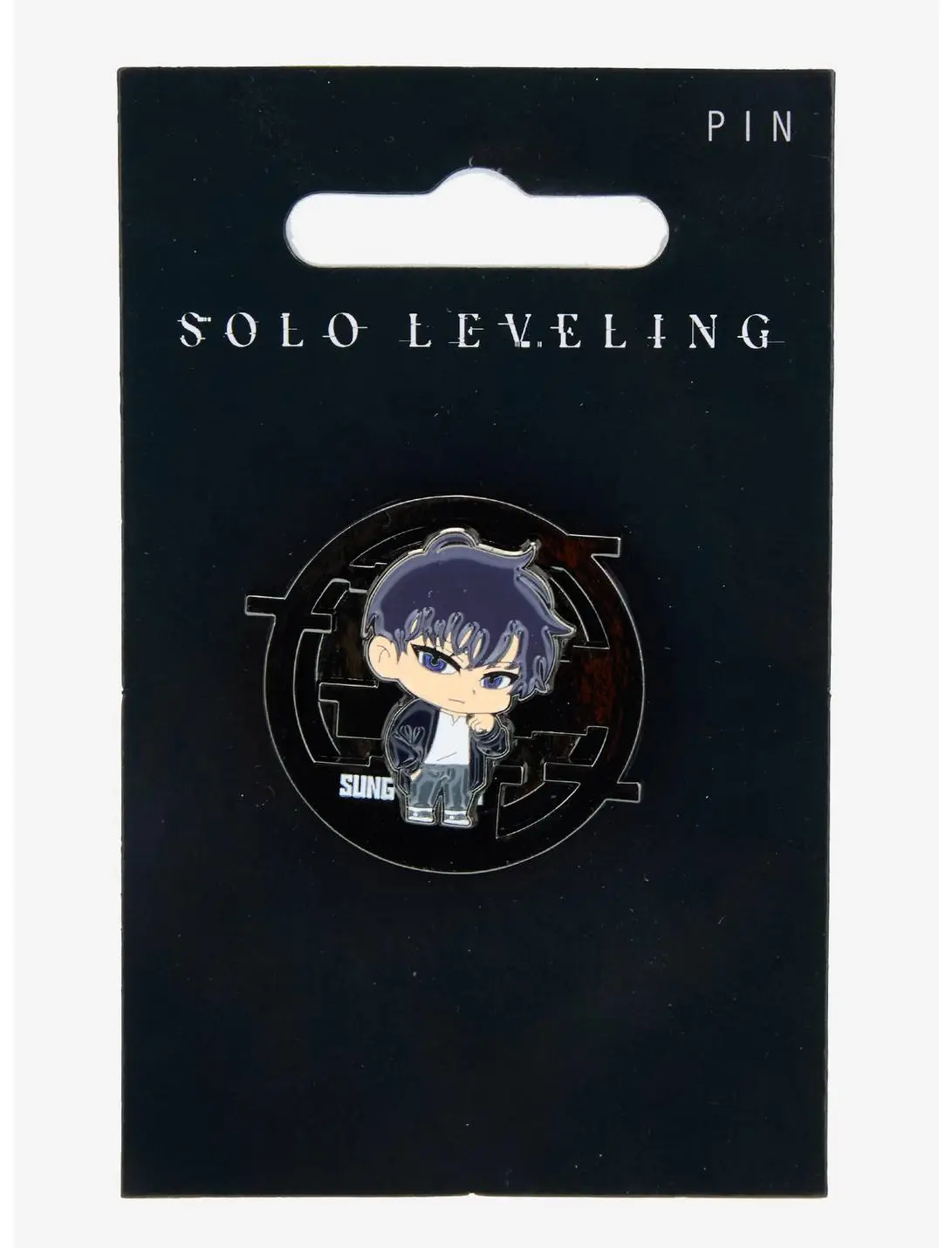 Solo Leveling Sung Jinwoo Spinning Enamel Pin
