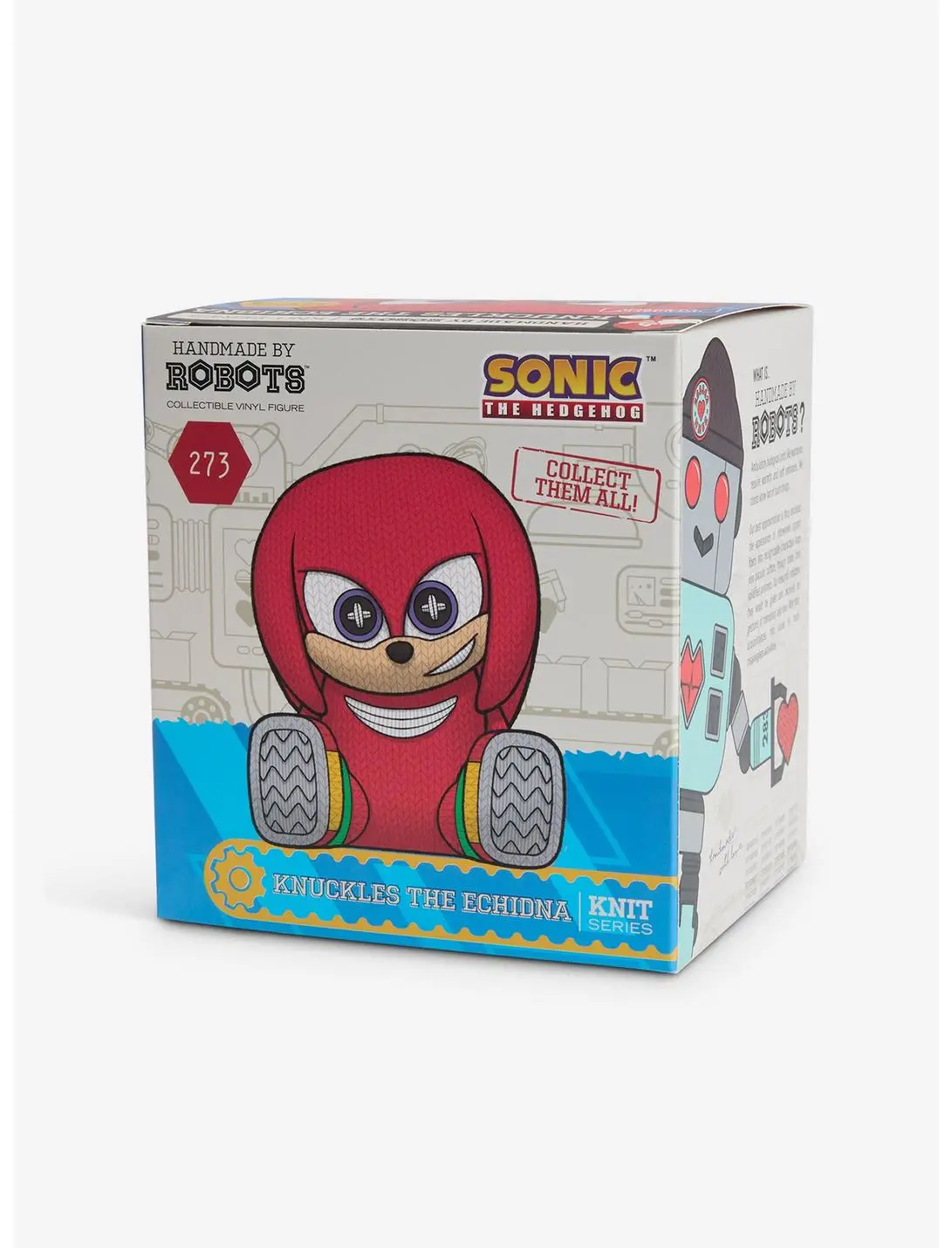 Sonic The Hedgehog Knuckles Handmade By Robots Vinyl Figure