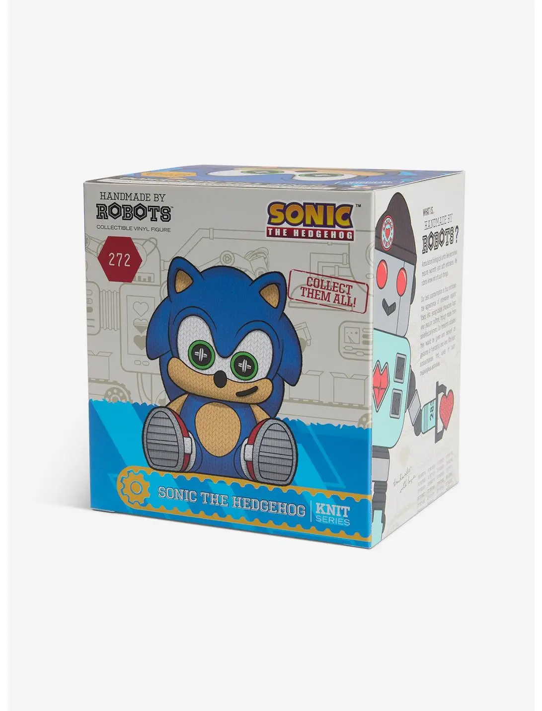 Sonic The Hedgehog Sonic Handmade By Robots Vinyl Figure