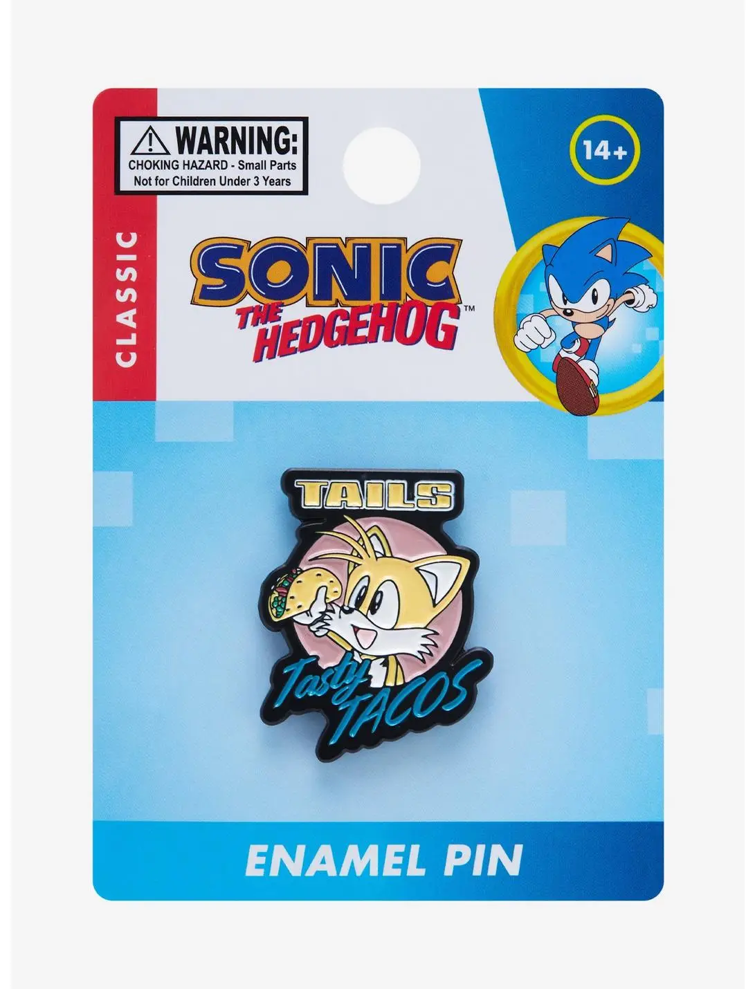 Sonic the Hedgehog Tails Tasty Tacos Enamel Pin - BoxLunch Exclusive