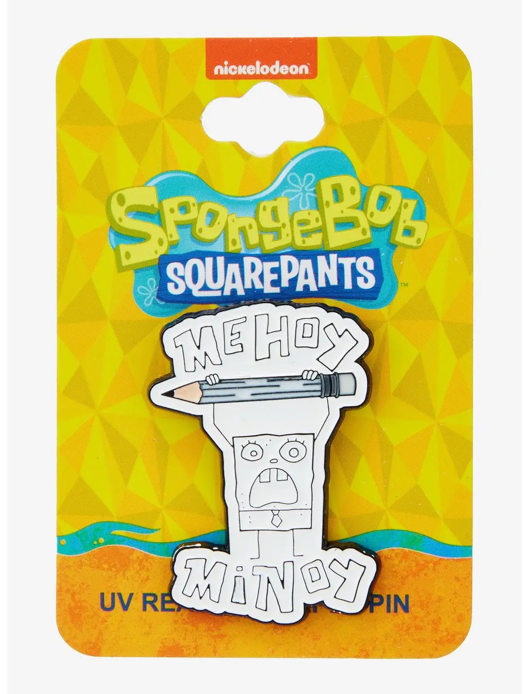 SpongeBob SquarePants DoodleBob UV Light Reactive Enamel Pin