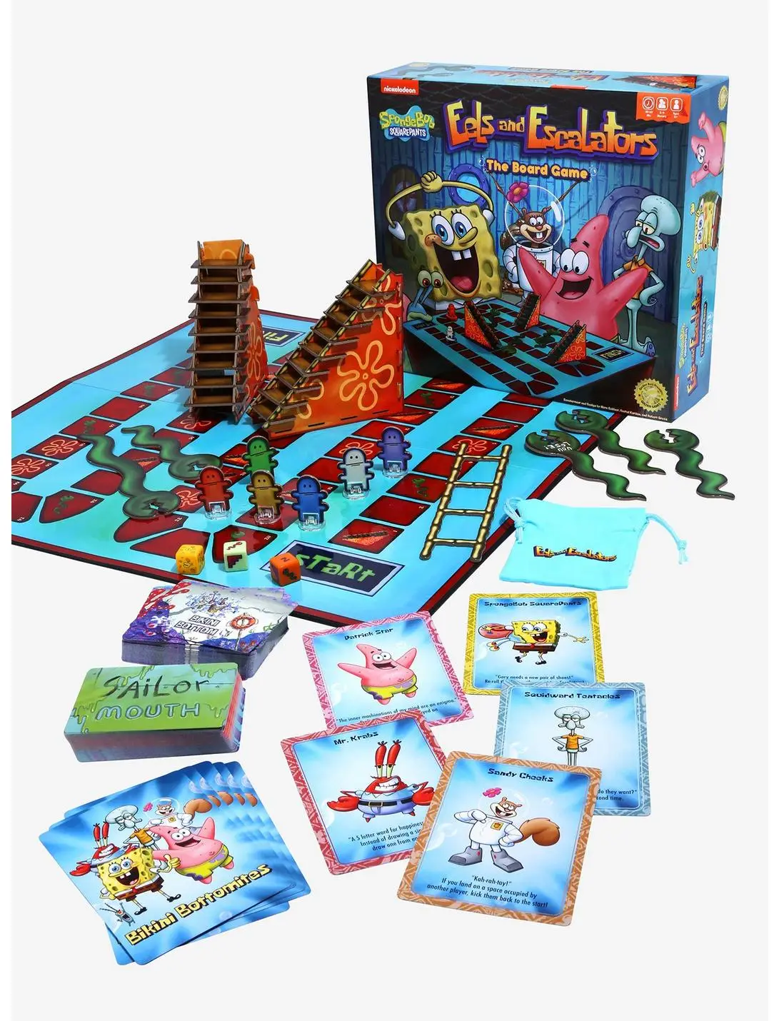 SpongeBob SquarePants Eels and Escalators The Board Game