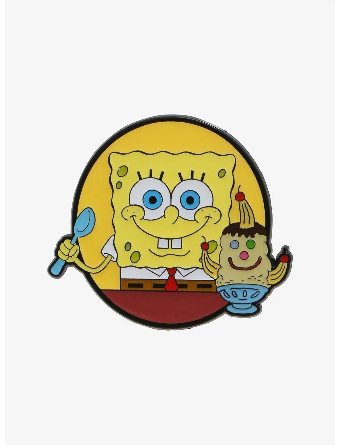 SpongeBob SquarePants Ice Cream Sundae Enamel Pin — BoxLunch Exclusive