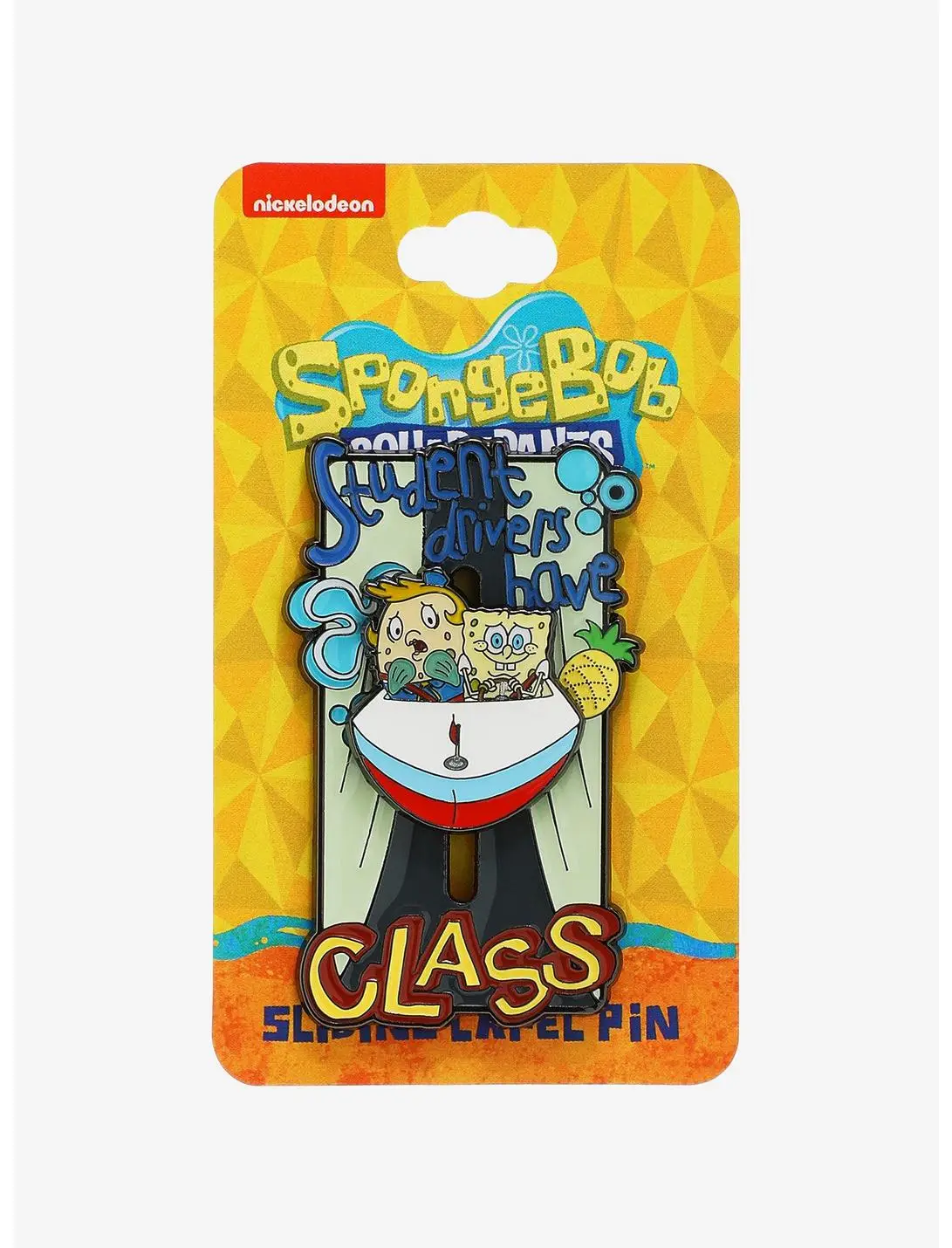 SpongeBob SquarePants Mrs. Puff's Boating School Sliding Enamel Pin — BoxLunch Exclusive