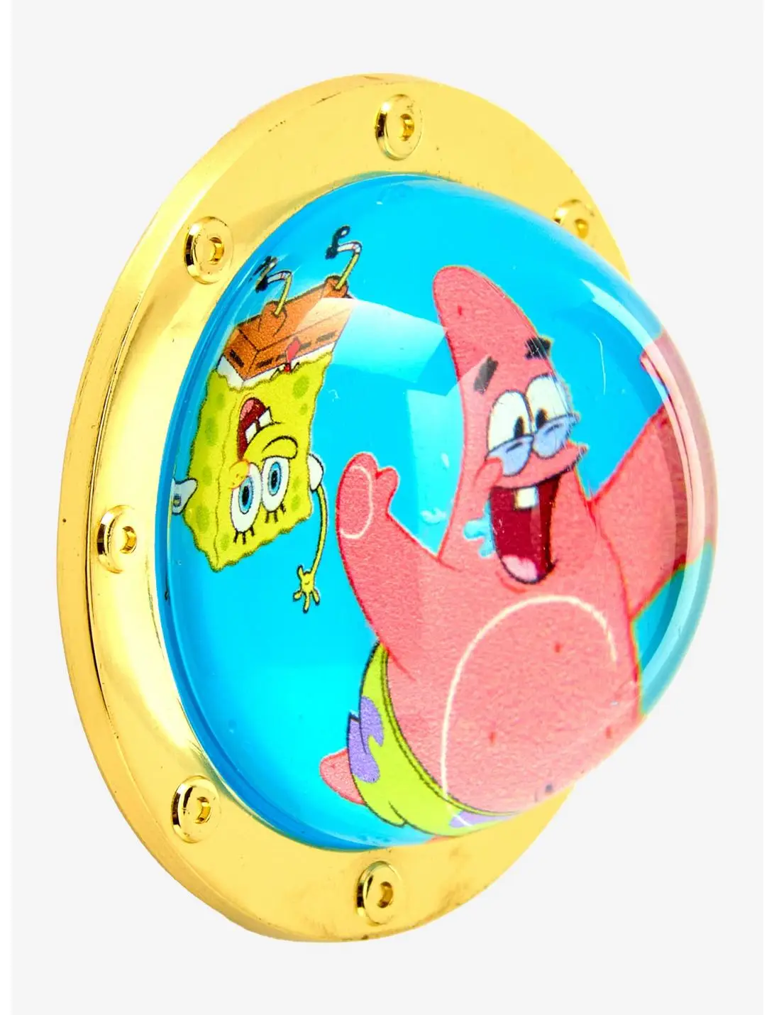 SpongeBob SquarePants Patrick & SpongeBob Porthole Dome Enamel Pin
