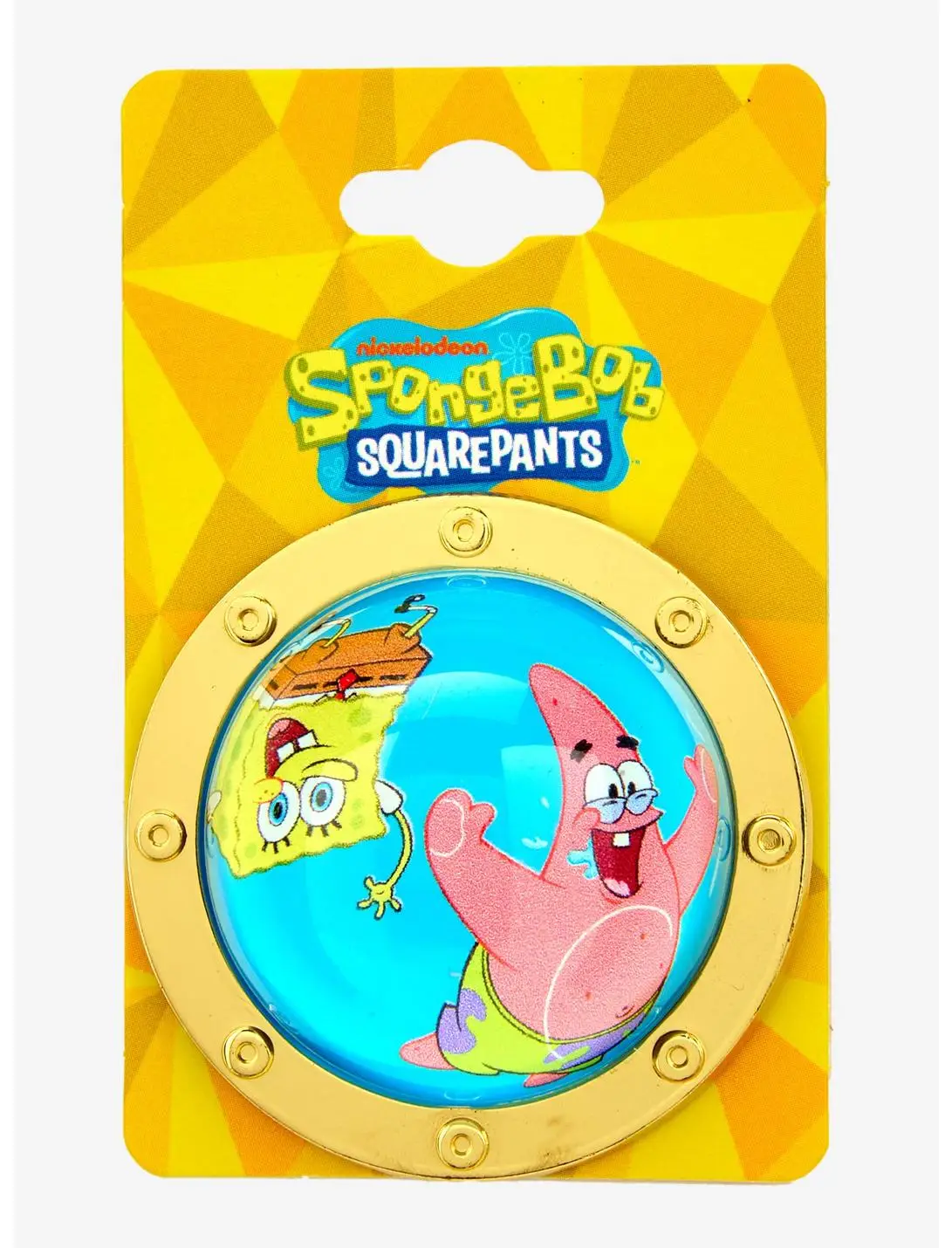 SpongeBob SquarePants Patrick & SpongeBob Porthole Dome Enamel Pin