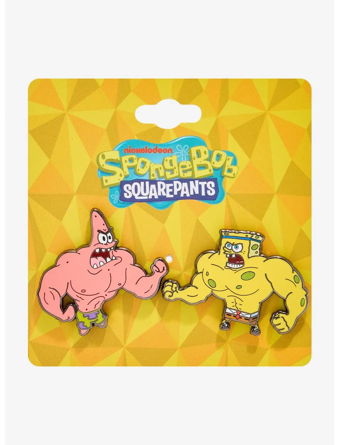 SpongeBob SquarePants Patrick & SpongeBob Wrestler Enamel Pin Set