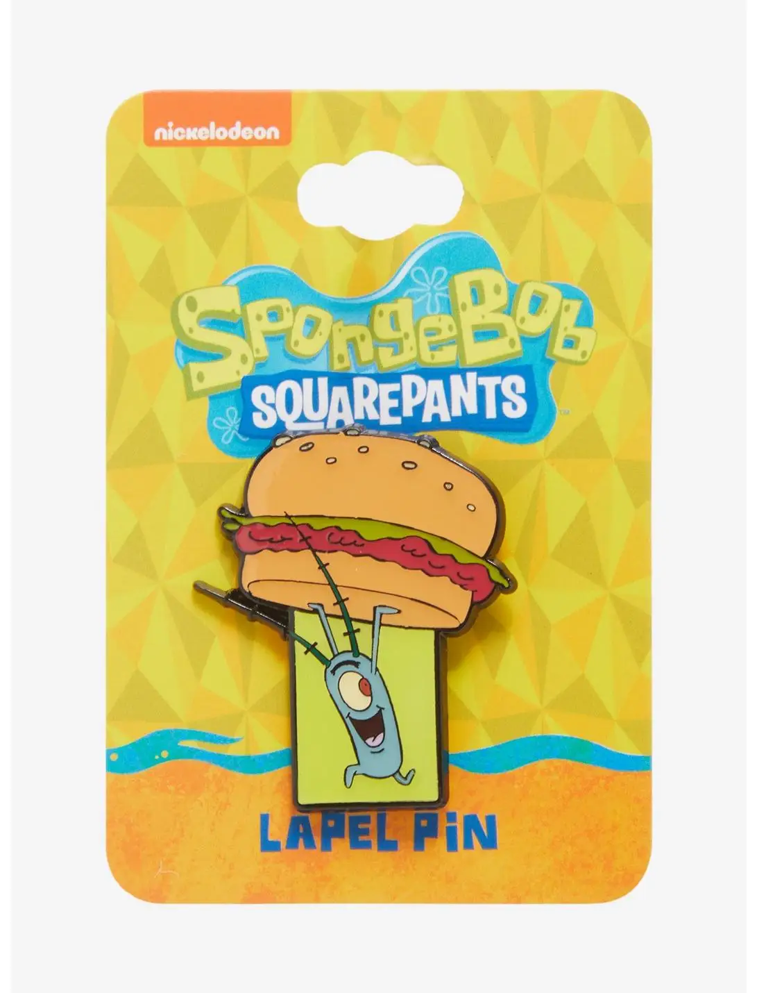 SpongeBob SquarePants Plankton Krabby Patty Enamel Pin - BoxLunch Exclusive