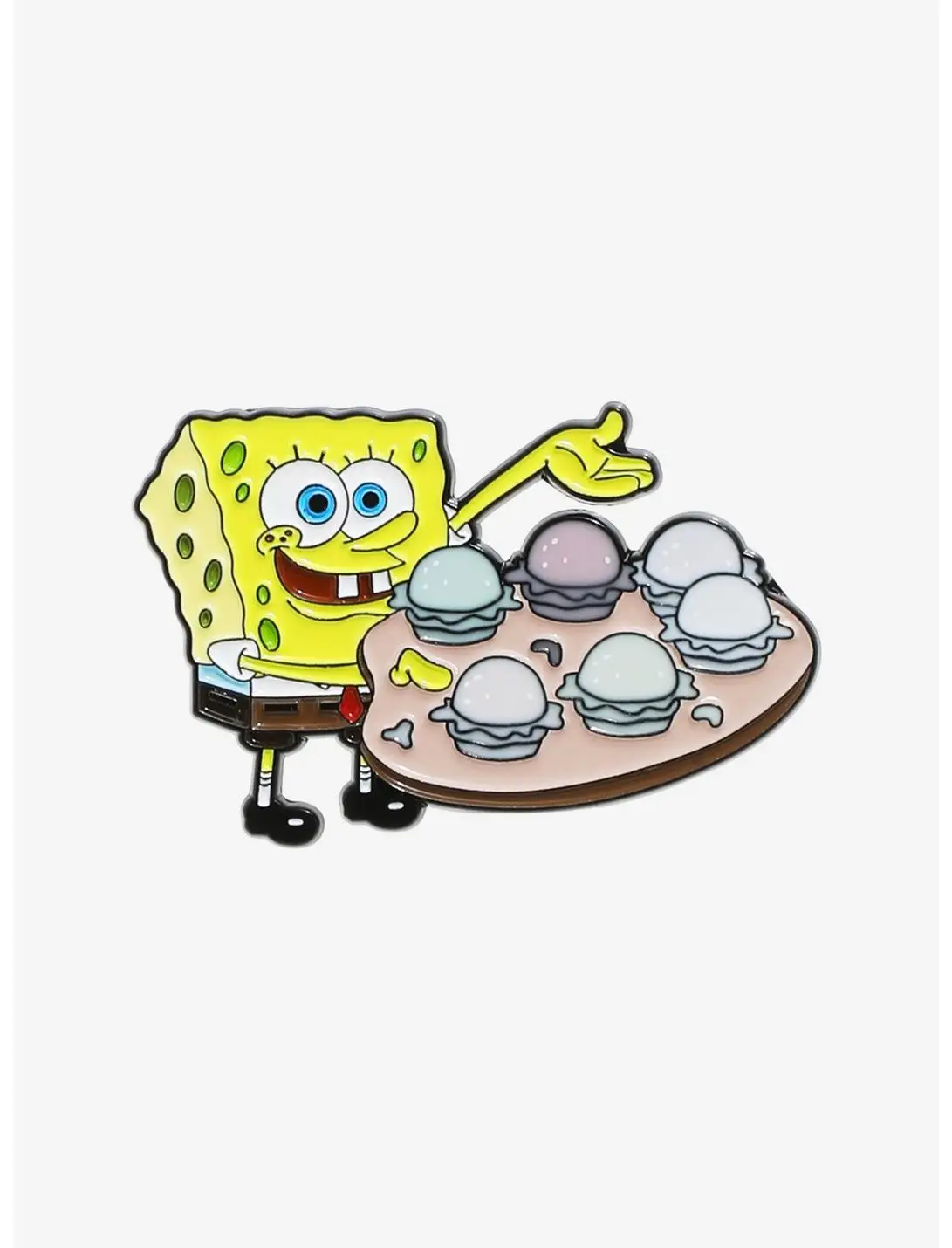 SpongeBob SquarePants Pretty Patty UV Reactive Enamel Pin — BoxLunch Exclusive
