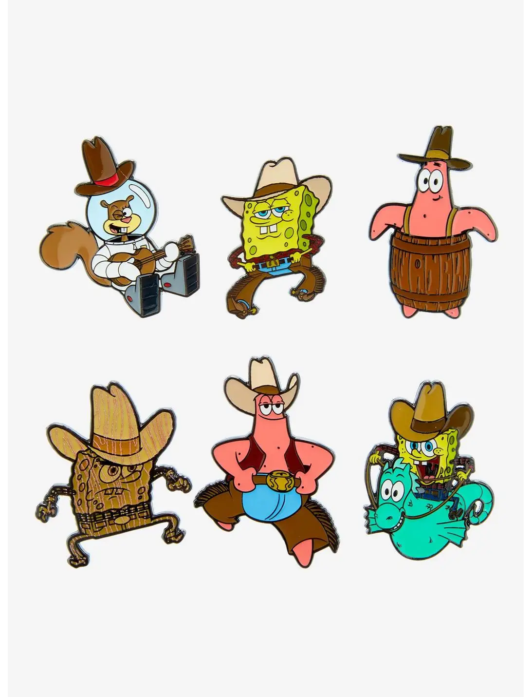 SpongeBob SquarePants Western Blind Box Enamel Pin