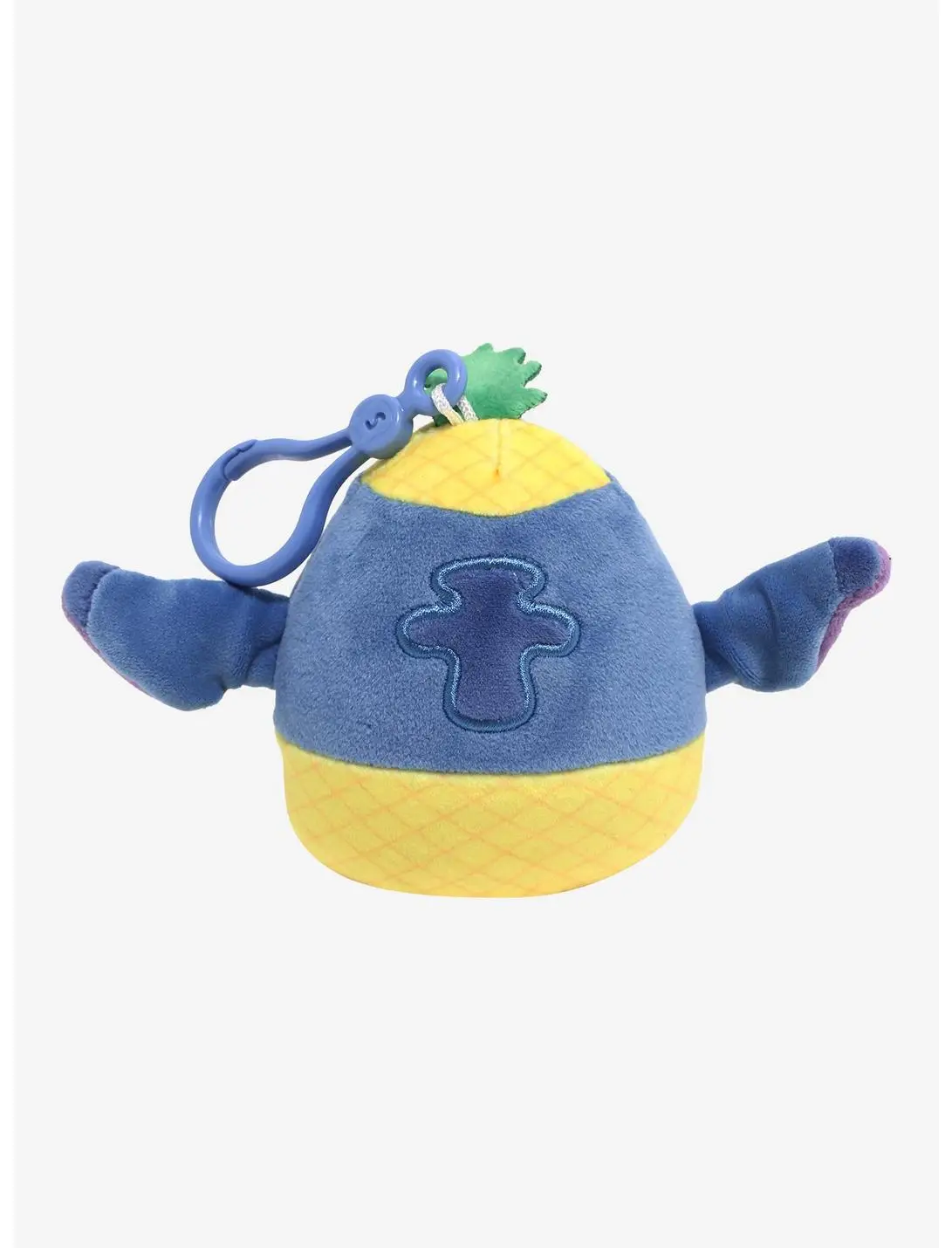 Squishmallows Disney Lilo & Stitch Pineapple Stitch 3 Inch Plush Bag Clip