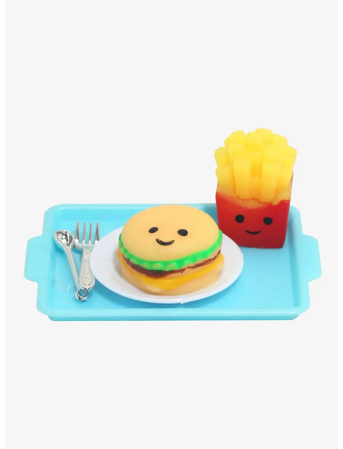 Squishy Lunchtime Burger & Fries Toy Set