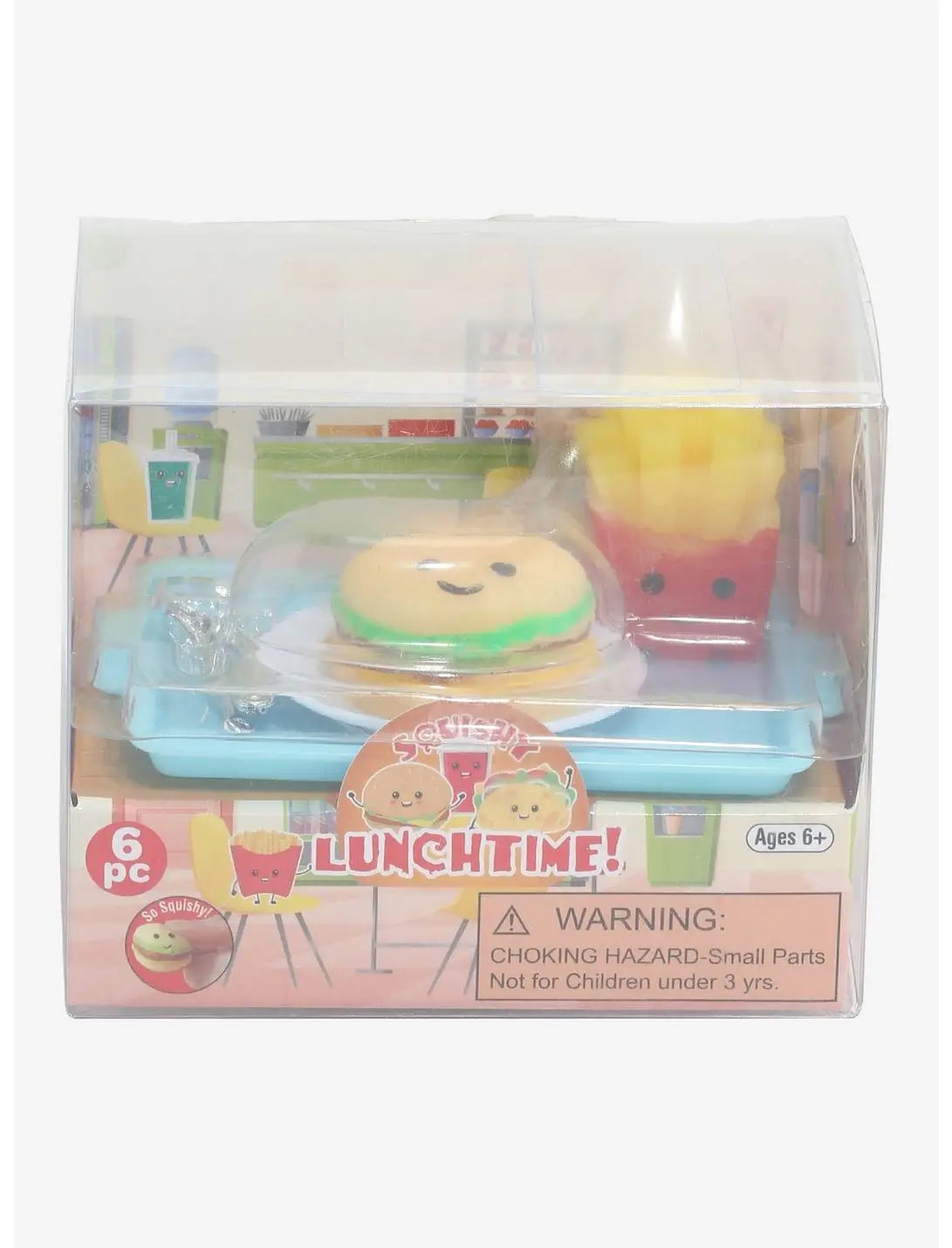 Squishy Lunchtime Burger & Fries Toy Set
