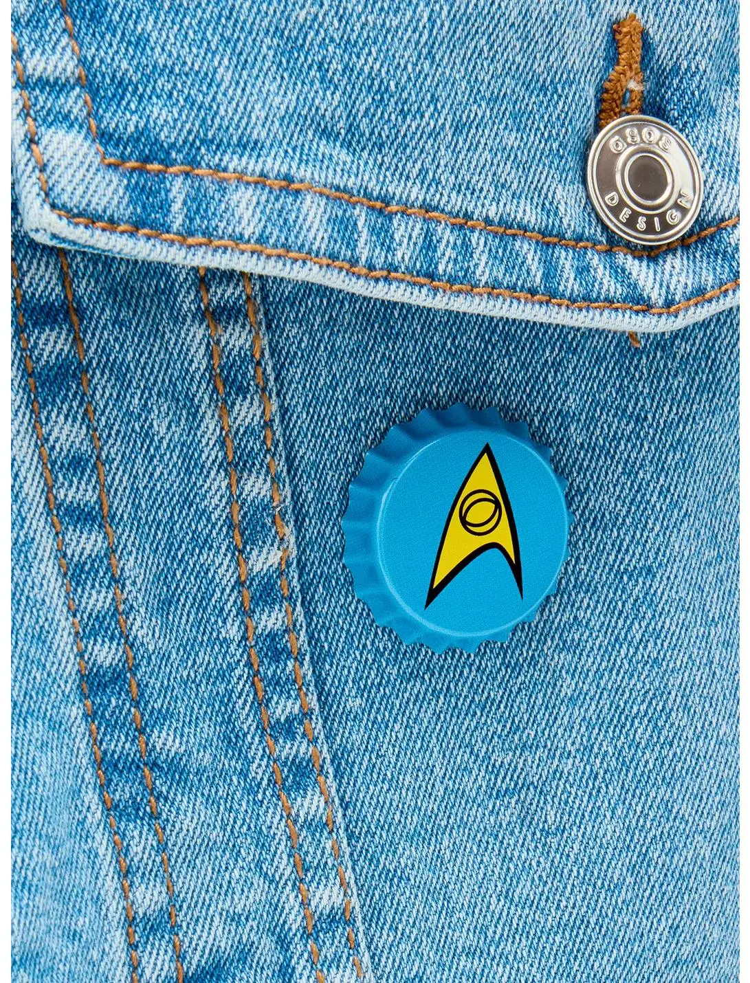 Star Trek Sciences Bottle Cap Button Pin