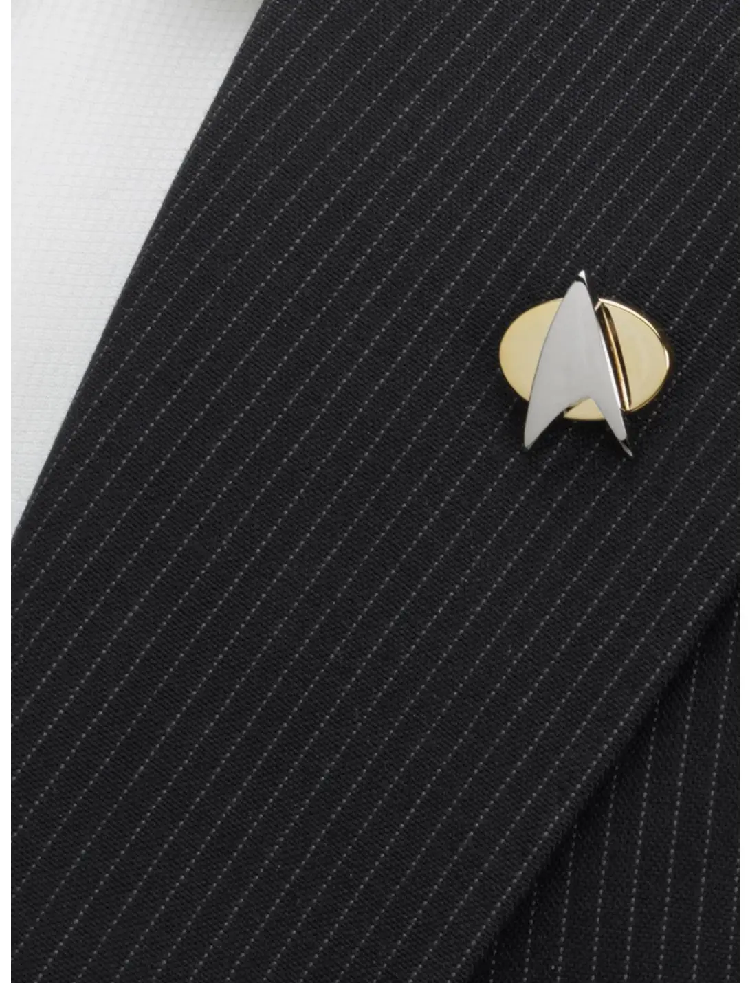 Star Trek Two Tone Delta Shield Lapel Pin