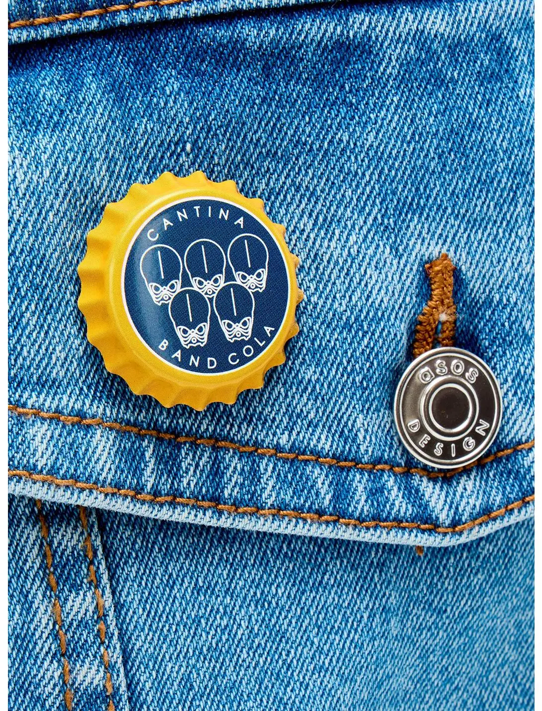 Star Wars Cantina Band Cola Bottle Cap Button Pin