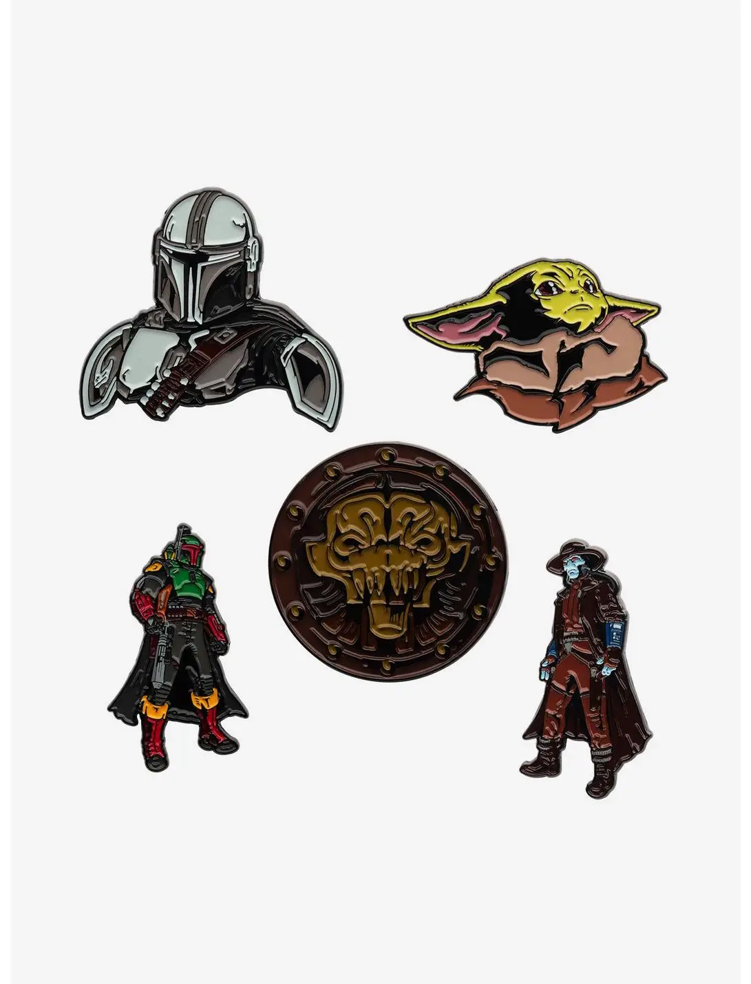 Star Wars Dark Side of the Force Base Metal Pin Set (5 pieces)