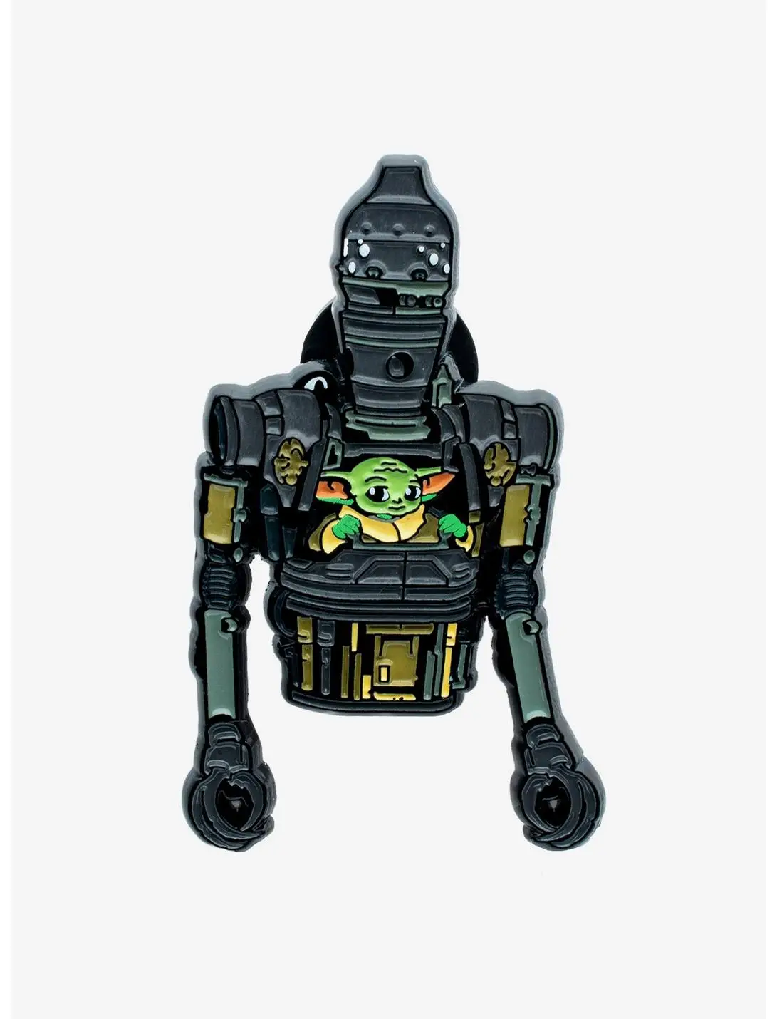 Star Wars Mandalorian 3 Grogu in IG-12 Enamel Pin